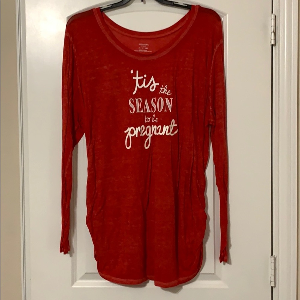 ‘‘Tis the Season to be Pregnant” maternity shirt!